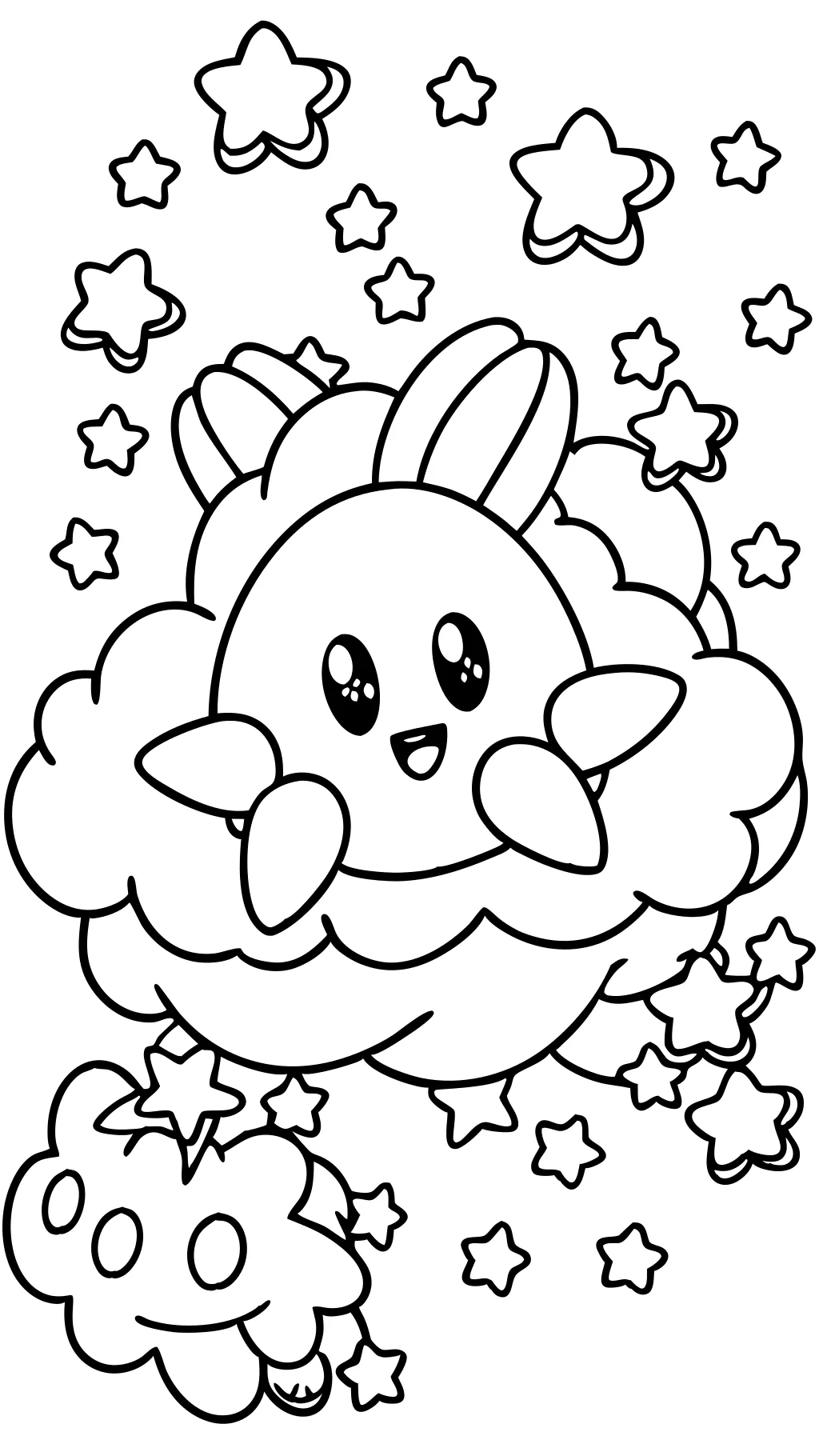 coloring page kirby